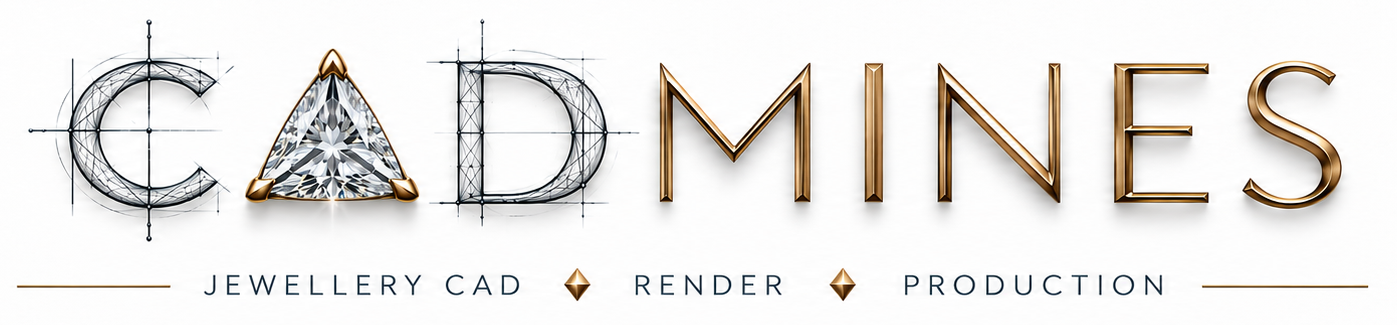 CADMINES Jewellery CAD Render Production